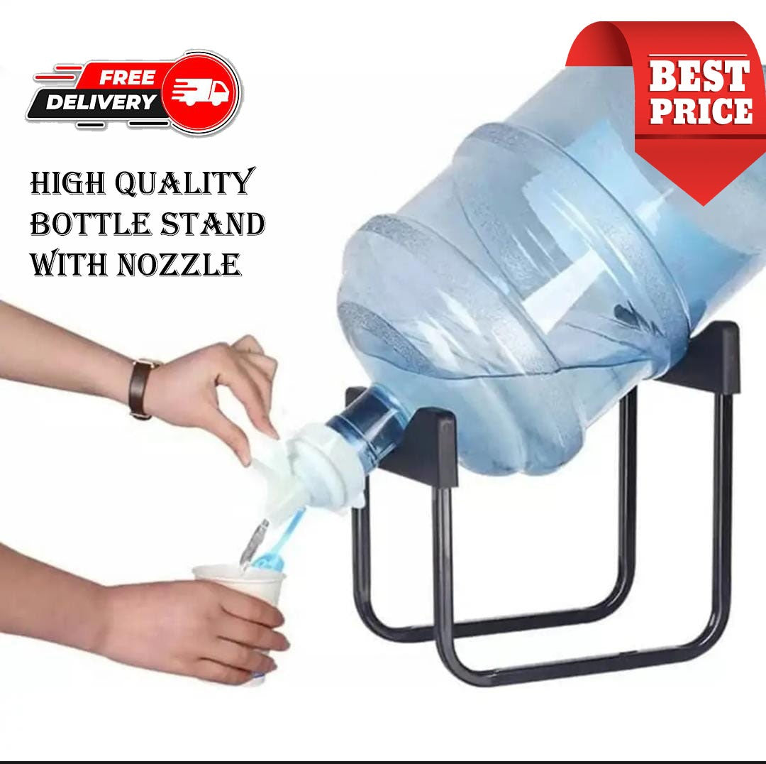 Water Bottle Stand with Nozzle
