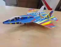 Electric Foam Fighter Aeroplane
