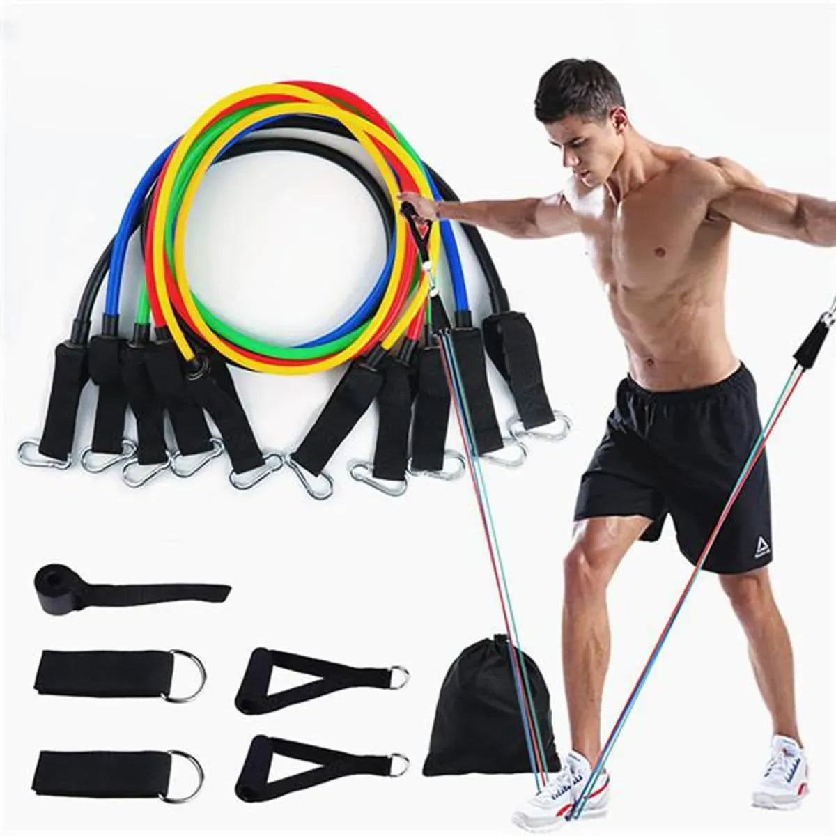 11 Pcs Set Resistance Belt