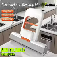 Mini Foldable Hands-Free Desktop Mop