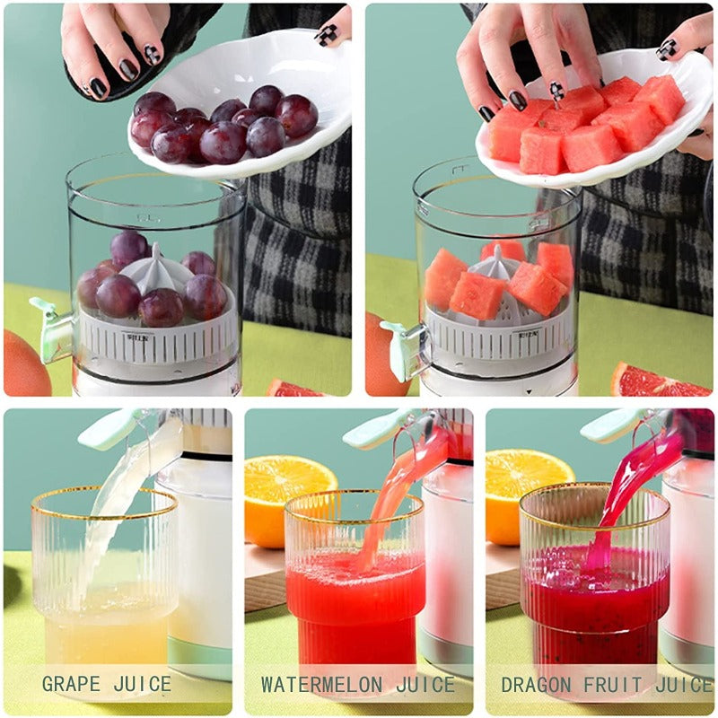 Automatic Household Electric Citrus Juicer with USB & Cleaning Brush