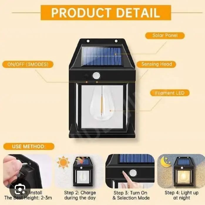 Rechargeable Outdoor Solar Camping Light